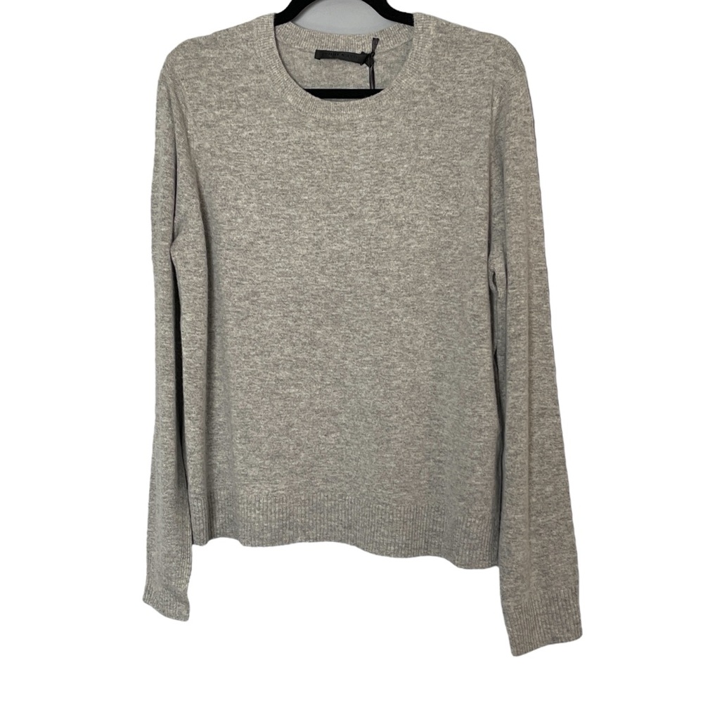NWT Jenni Kayne Everyday Slim Crewneck Sweater Heather Gray XL-XXL Wool Cashmere